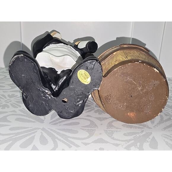 Butler Waiter Beer Barrel Holder Figurine – Bar/Desk Organizer - Picture 10 of 13